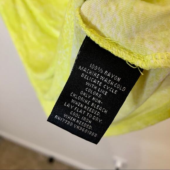 Mossimo Bright Green Cowl Neck Tank Top Medium - Picture 3 of 7